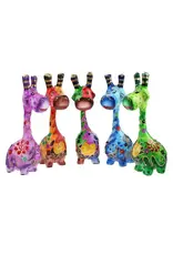 Indonesia Colourful Wooden Giraffe
