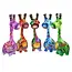 Indonesia Colourful Wooden Giraffe