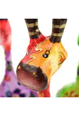 Indonesia Colourful Wooden Giraffe