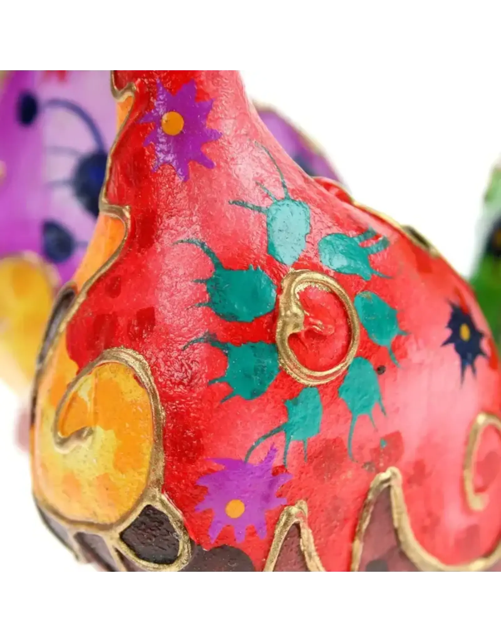 Indonesia Colourful Wooden Giraffe