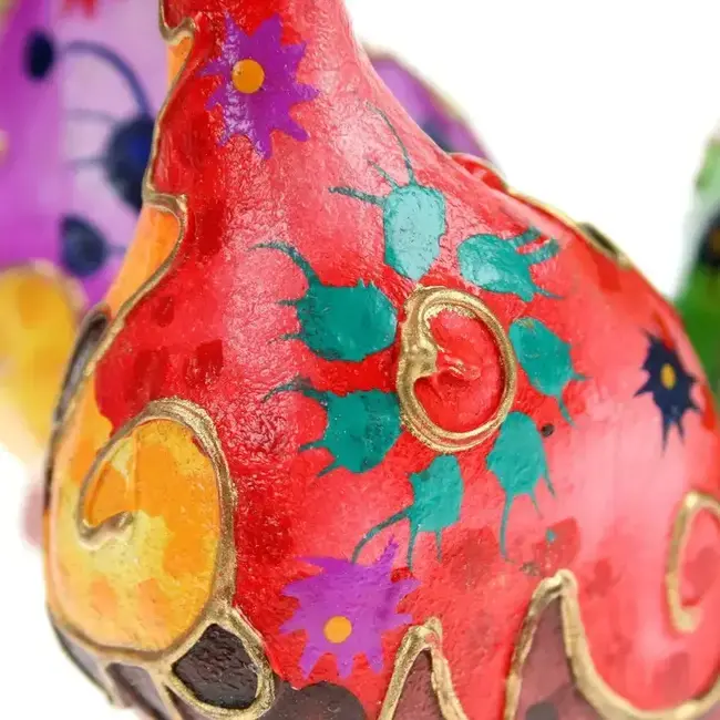 Colourful Wooden Giraffe