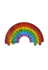 Indonesia Hanging Recycled Glass Rainbow Mosaic