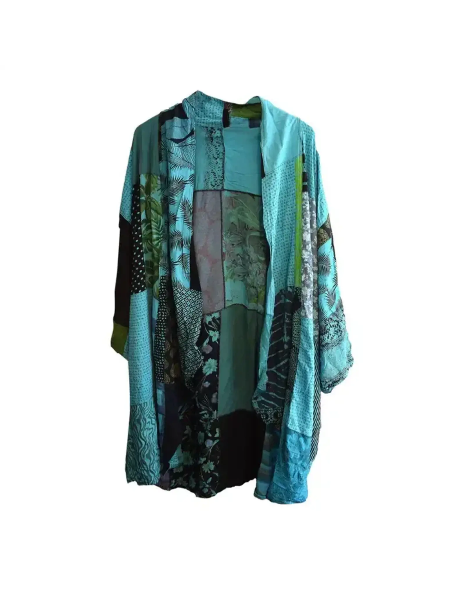Indonesia Long Patchwork Kimono