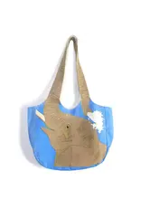 India Cotton Elephant Shoulder Bag