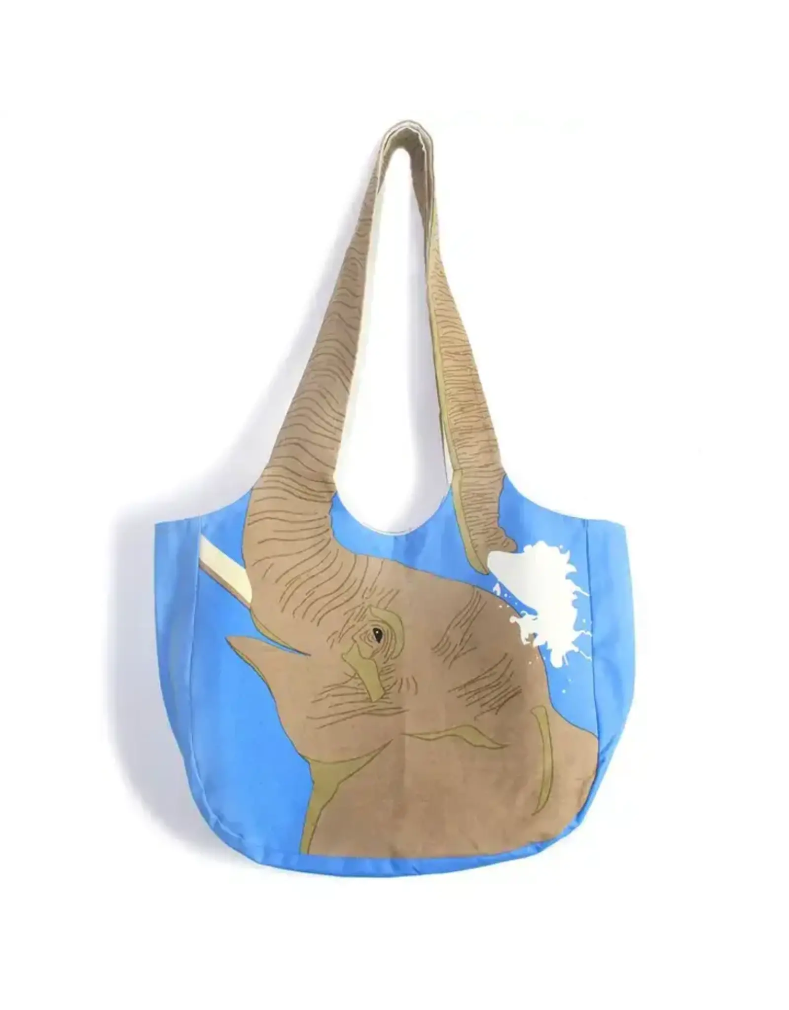 India Cotton Elephant Shoulder Bag