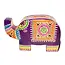India Purple Elephant Money Box