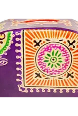 India Purple Elephant Money Box