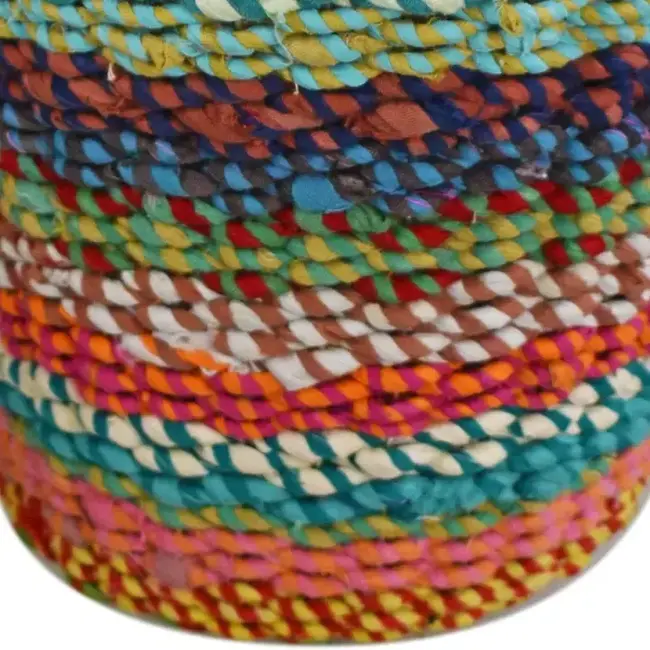 Recycled Sari Waste Basket