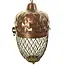 Hanging Metal Acorn Bird Feeder
