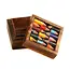 India Recycled Crayons Wood Box