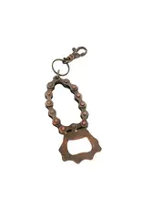 India Keyring Recycled Bike Chain Bottle Opener