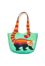 India Red Panda Cotton Shoulder Bag