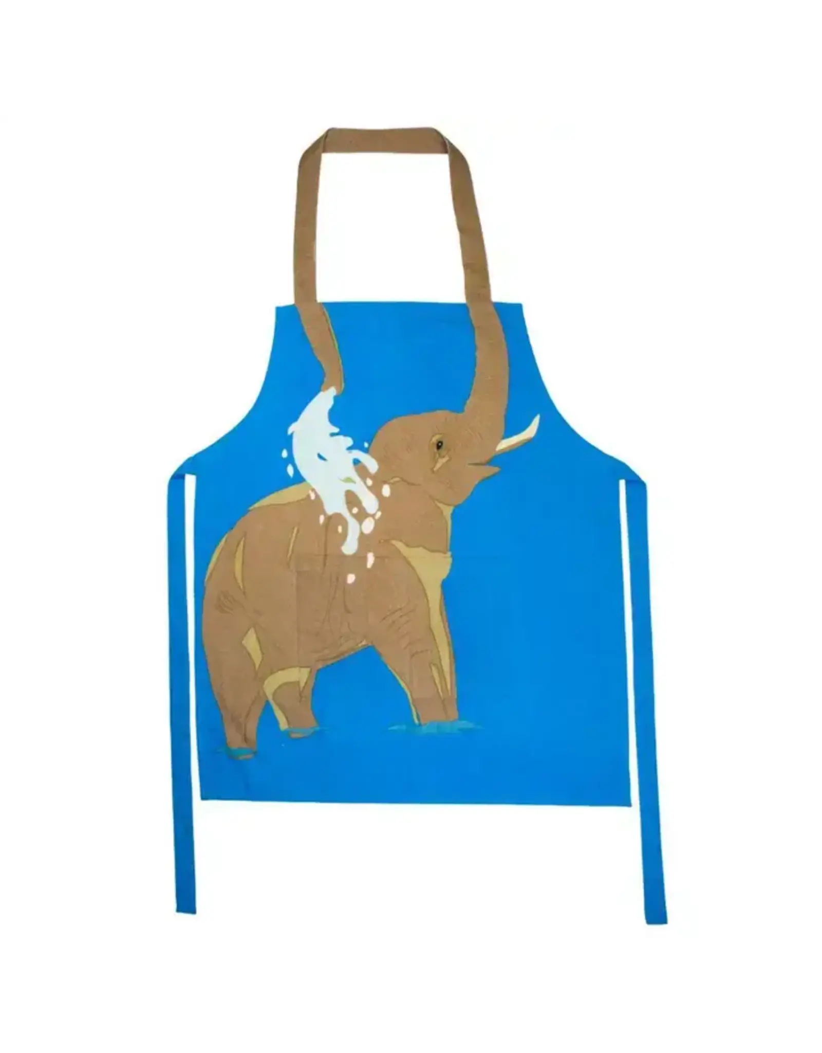 India Cotton Elephant Apron