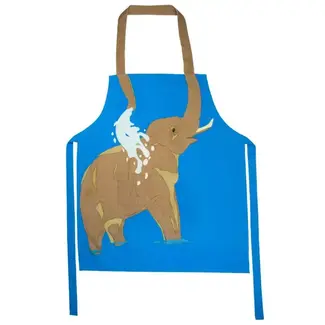 India Cotton Apron - Elephant