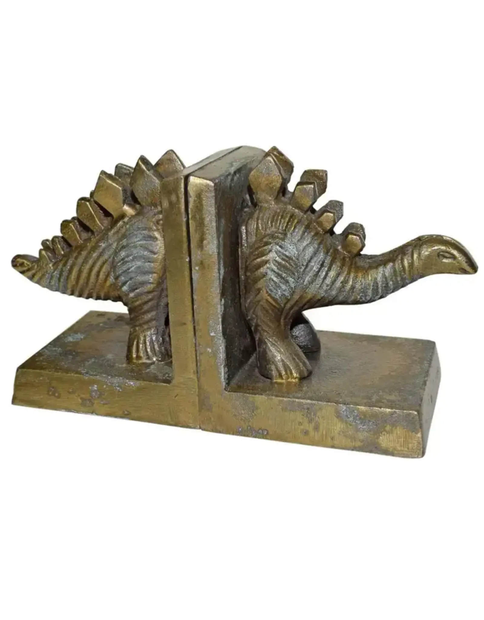 India Metal Stegosaurus Bookends