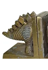 India Metal Stegosaurus Bookends