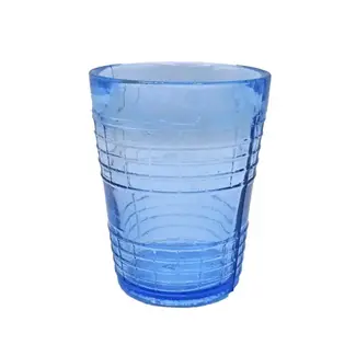 Bolivia Tumblers, Recycled Glass, Blue Tinted, 9cm