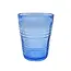 Bolivia Tumblers, Recycled Glass, Blue Tinted, 9cm