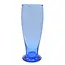 Bolivia Blue Tinted Footed Pilsner Beer Glass