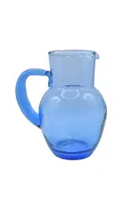 Bolivia Blue Tinted Recycled Glass Jug