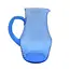 Blue Tinted Recycled Glass Jug
