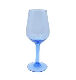 Bolivia Blue Tinted Recycled Wine Glass