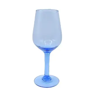 Bolivia Blue Tinted Recycled Wine Glass