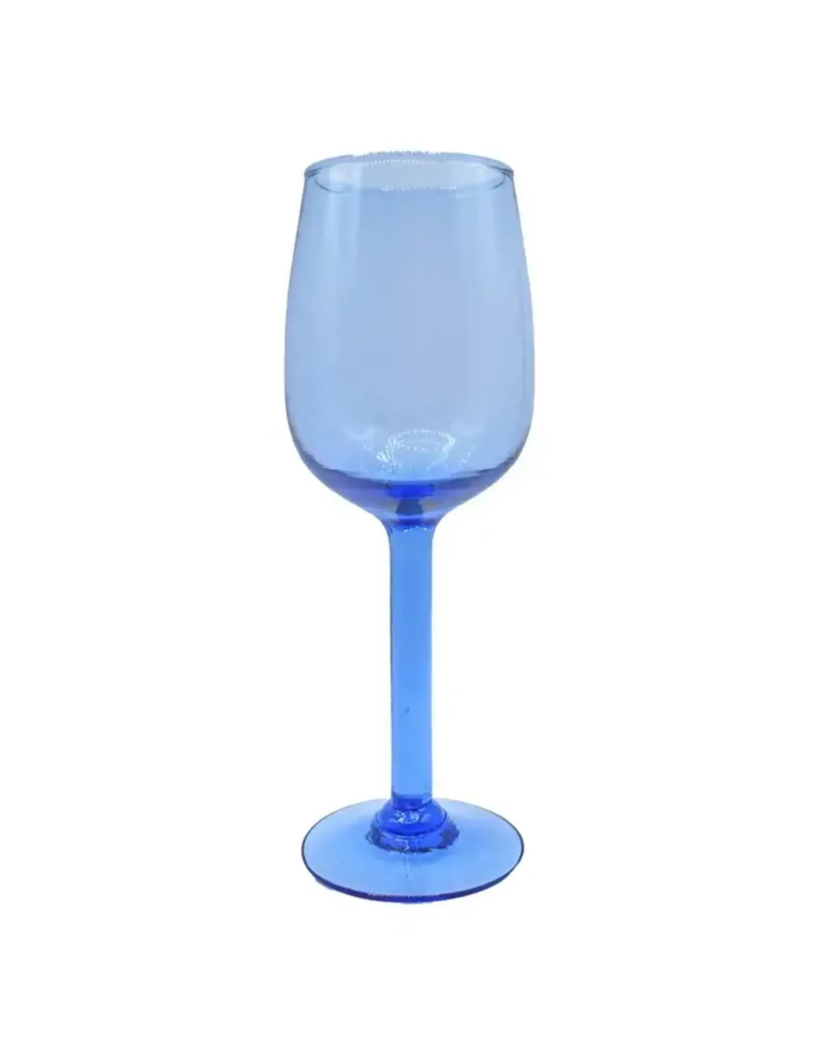 Bolivia Blue Tinted Recycled Wine Glass