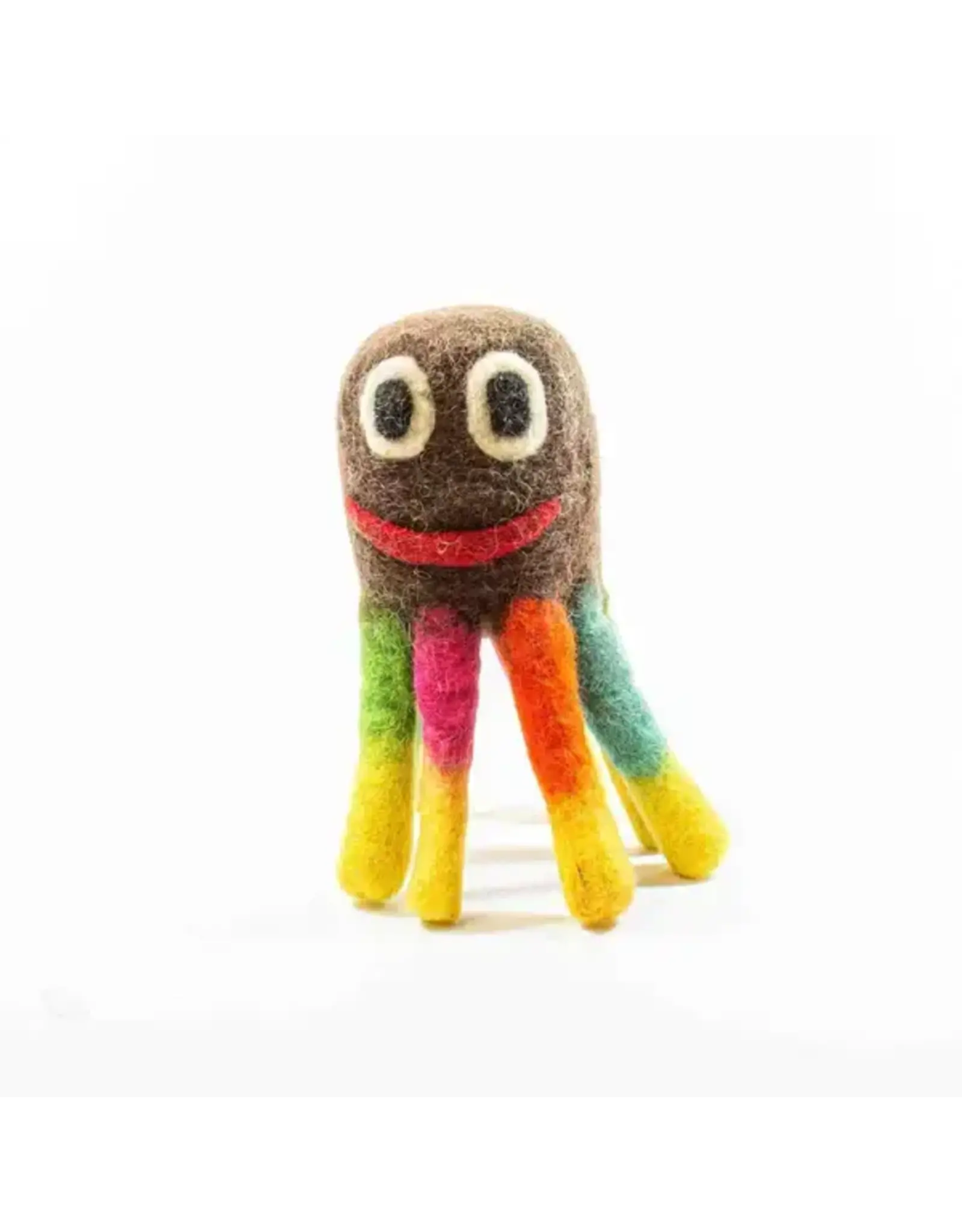 Nepal Baby Otis the Octopus Wool Pet Toy