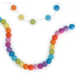 Nepal Shiny Happy Rainbow Eco Wool Garland