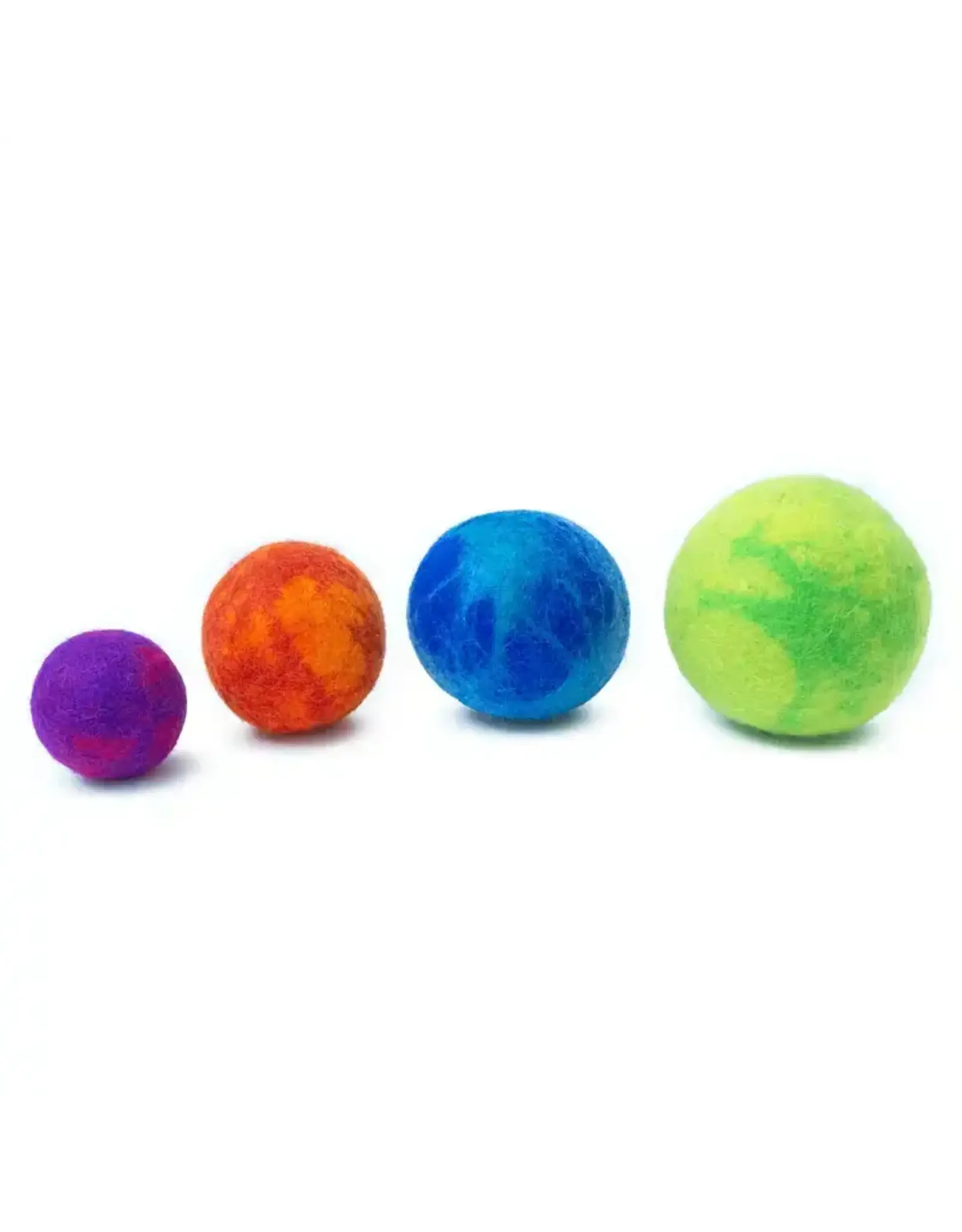 Nepal Large 3" Wool Dog Balls