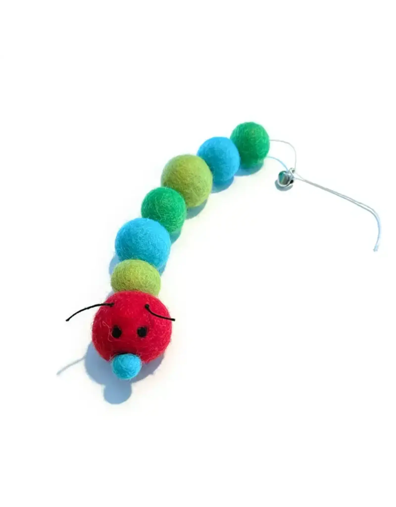 Nepal Hungry Kat the Caterpillar Wool Pet Toy
