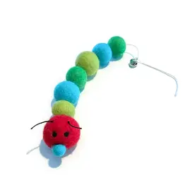 Nepal Hungry Kat the Caterpillar Wool Pet Toy
