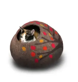 Nepal Orange Crush Eco Kitty Cave