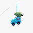 Bangladesh Knitted Christmas Ornament - Car w/ Christmas Tree