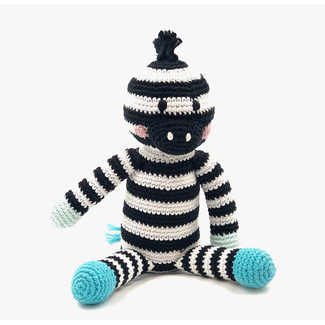 Bangladesh Crochet Rattle - Zebra