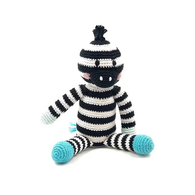 Crochet Rattle - Zebra