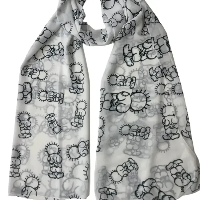 Chiffon Handala Print Kuffiyeh