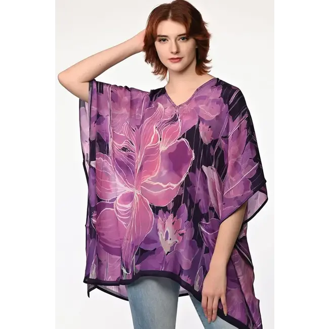 Kamala Lotus Top - Purple