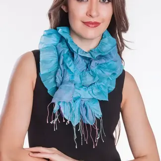 India Maitri Scarf - Turquoise