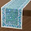 India Sage & Blue Table Runner (13x70)