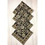 India Black Kalamkari Napkin