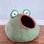 Nepal Felt Cat Cave - Frog