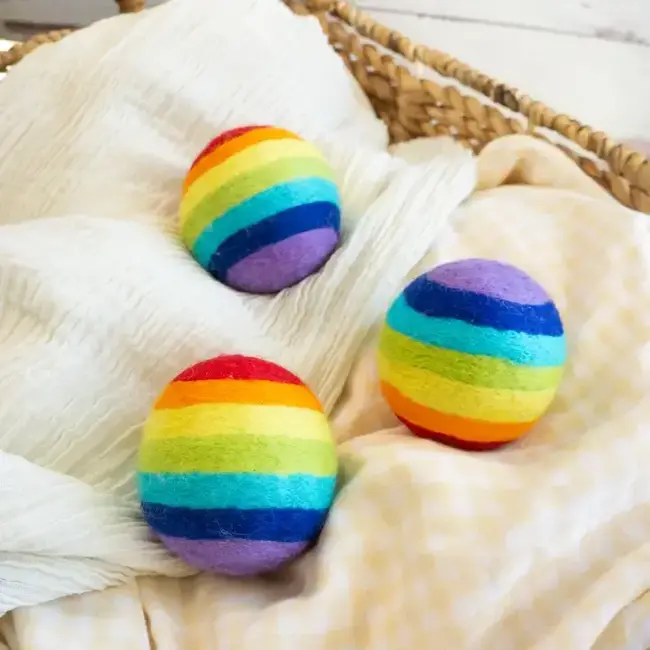 Wool Dryer Ball - All Rainbow