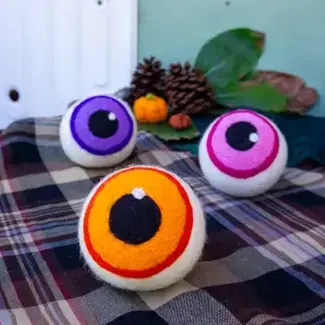 Nepal Wool Dryer Ball - Eerie Eyeball