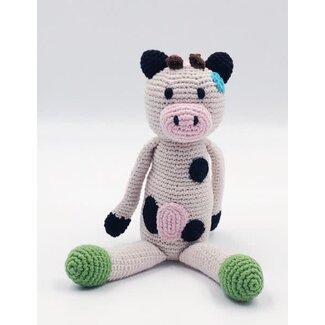 Bangladesh Crochet Rattle Baby Toy - Cow