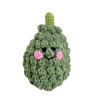 Bangladesh Crochet Rattle Baby Toy - Friendly Acorn Squash Bangladesh Crochet Rattle Baby Toy - Friendly Acorn Squash