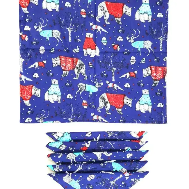 Holiday Napkin - Blue