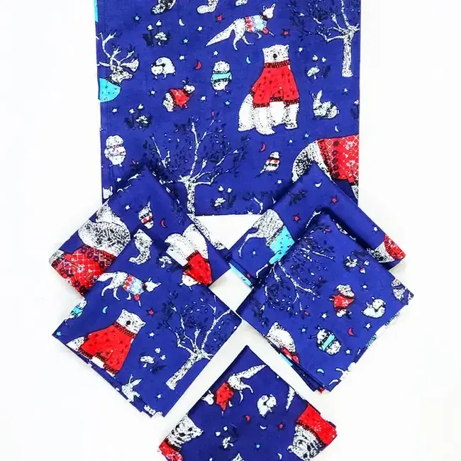 Holiday Napkin - Blue