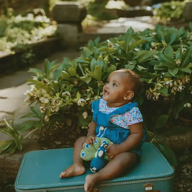 Crochet Rattle - Peacock